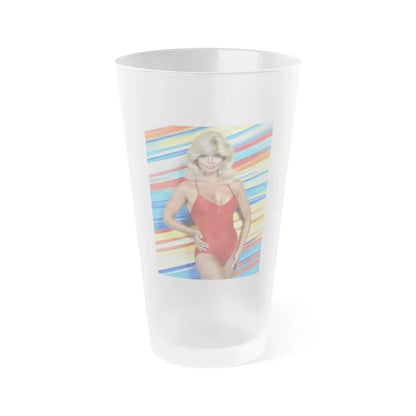 Loni Anderson #49 (Vintage Female Icon) Frosted Pint Glass 16oz 16oz Frosted - Go Mug Yourself