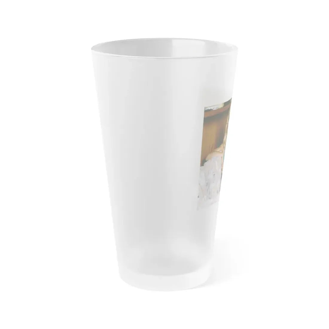 Loni Anderson #50 (Vintage Female Icon) Frosted Pint Glass 16oz - Go Mug Yourself