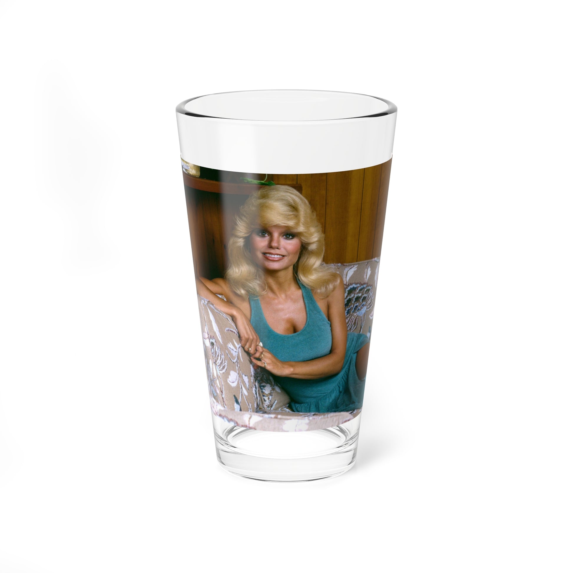 Loni Anderson #50 (Vintage Female Icon) Pint Glass 16oz-16oz-Go Mug Yourself