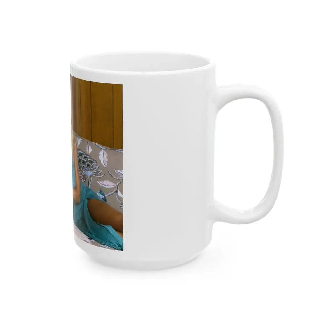 Loni Anderson #50 (Vintage Female Icon) White Coffee Mug - Go Mug Yourself