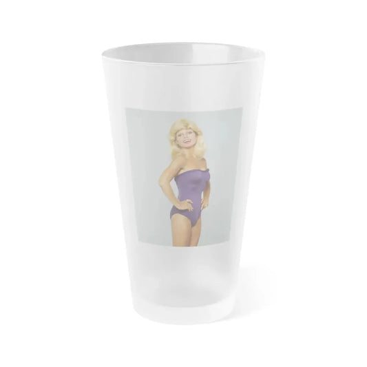 Loni Anderson #51 (Vintage Female Icon) Frosted Pint Glass 16oz 16oz Frosted - Go Mug Yourself