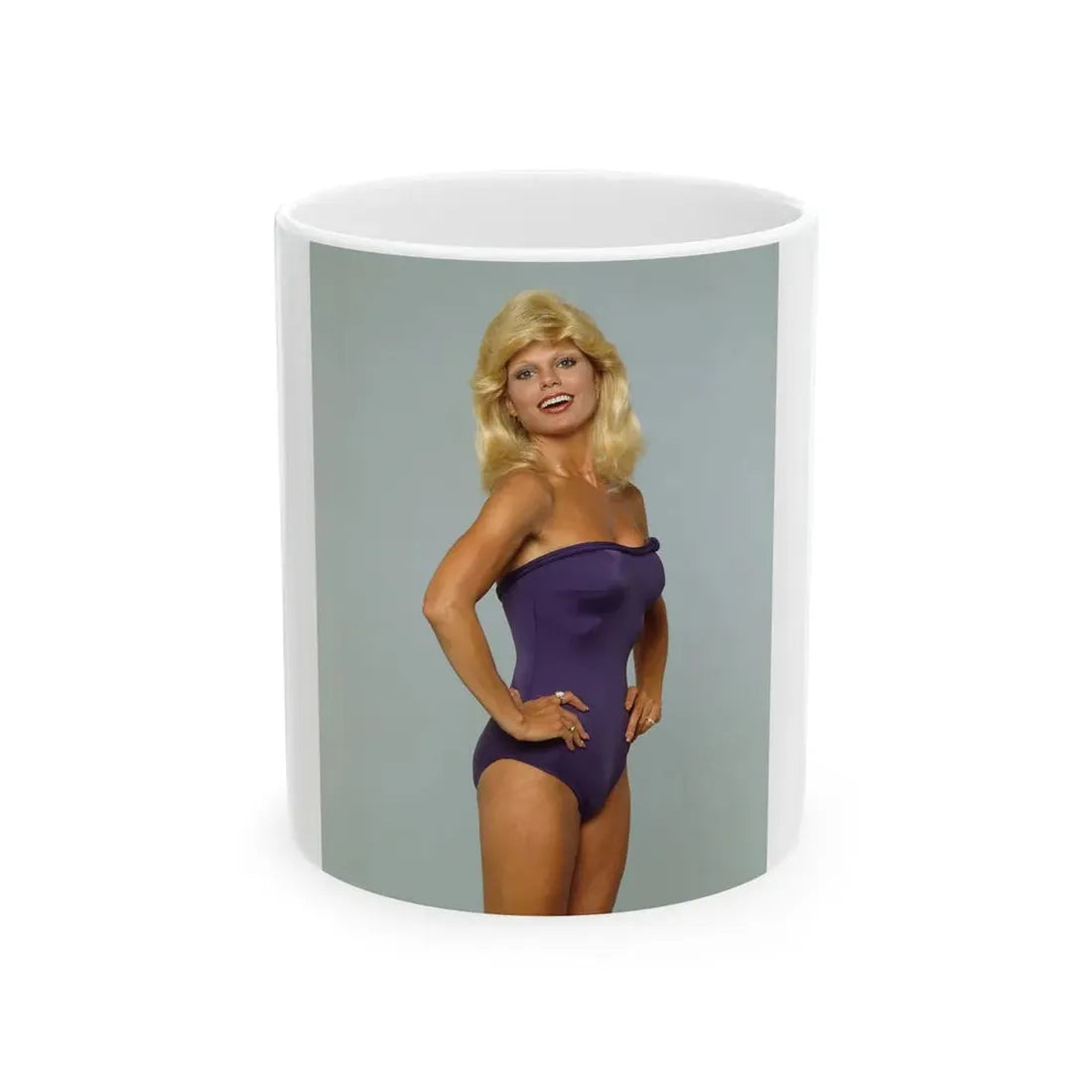 Loni Anderson #51 (Vintage Female Icon) White Coffee Mug 11oz - Go Mug Yourself