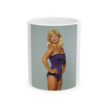 Loni Anderson #51 (Vintage Female Icon) White Coffee Mug 11oz - Go Mug Yourself