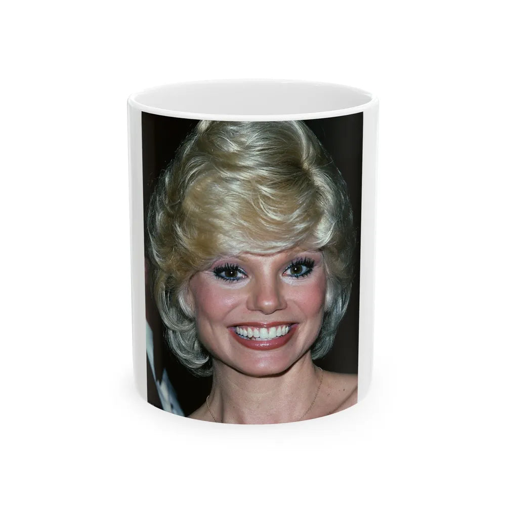 Loni Anderson #52 (Vintage Female Icon) White Coffee Mug-11oz-Go Mug Yourself