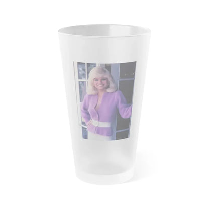 Loni Anderson #53 (Vintage Female Icon) Frosted Pint Glass 16oz 16oz Frosted - Go Mug Yourself