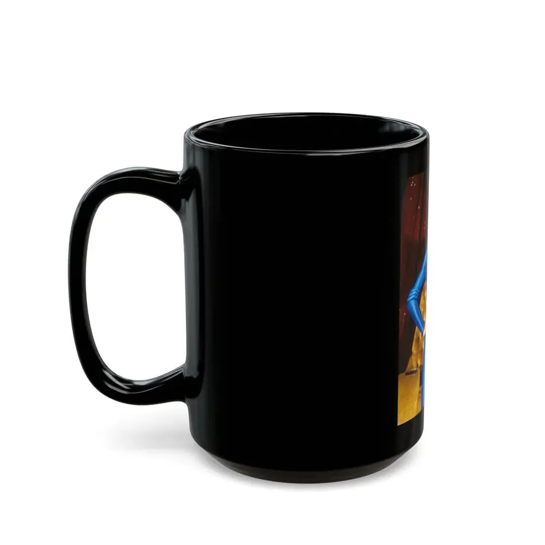 Loni Anderson #54 (Vintage Female Icon) Black Coffee Mug - Go Mug Yourself