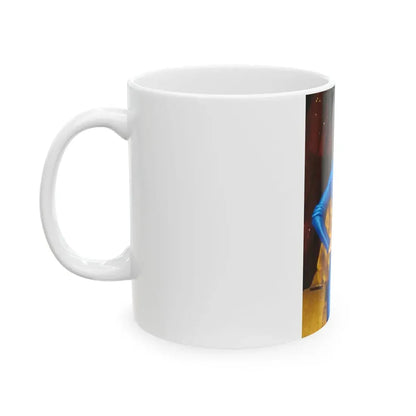 Loni Anderson #54 (Vintage Female Icon) White Coffee Mug - Go Mug Yourself