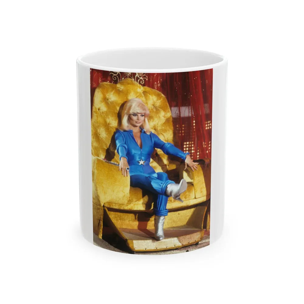 Loni Anderson #55 (Vintage Female Icon) White Coffee Mug-11oz-Go Mug Yourself