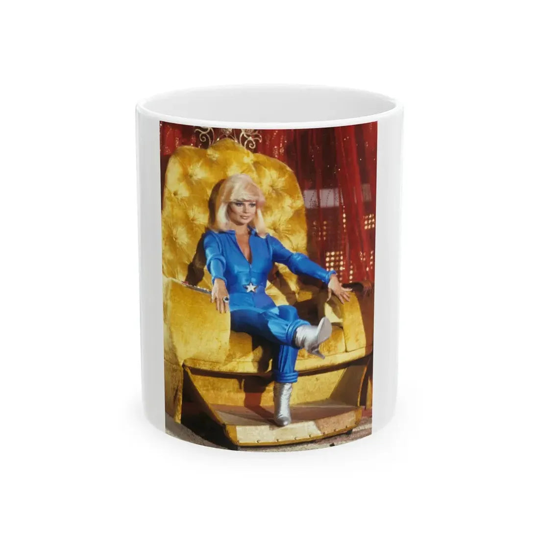 Loni Anderson #55 (Vintage Female Icon) White Coffee Mug 11oz - Go Mug Yourself