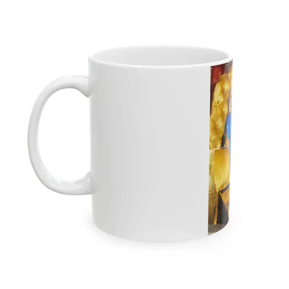 Loni Anderson #55 (Vintage Female Icon) White Coffee Mug - Go Mug Yourself