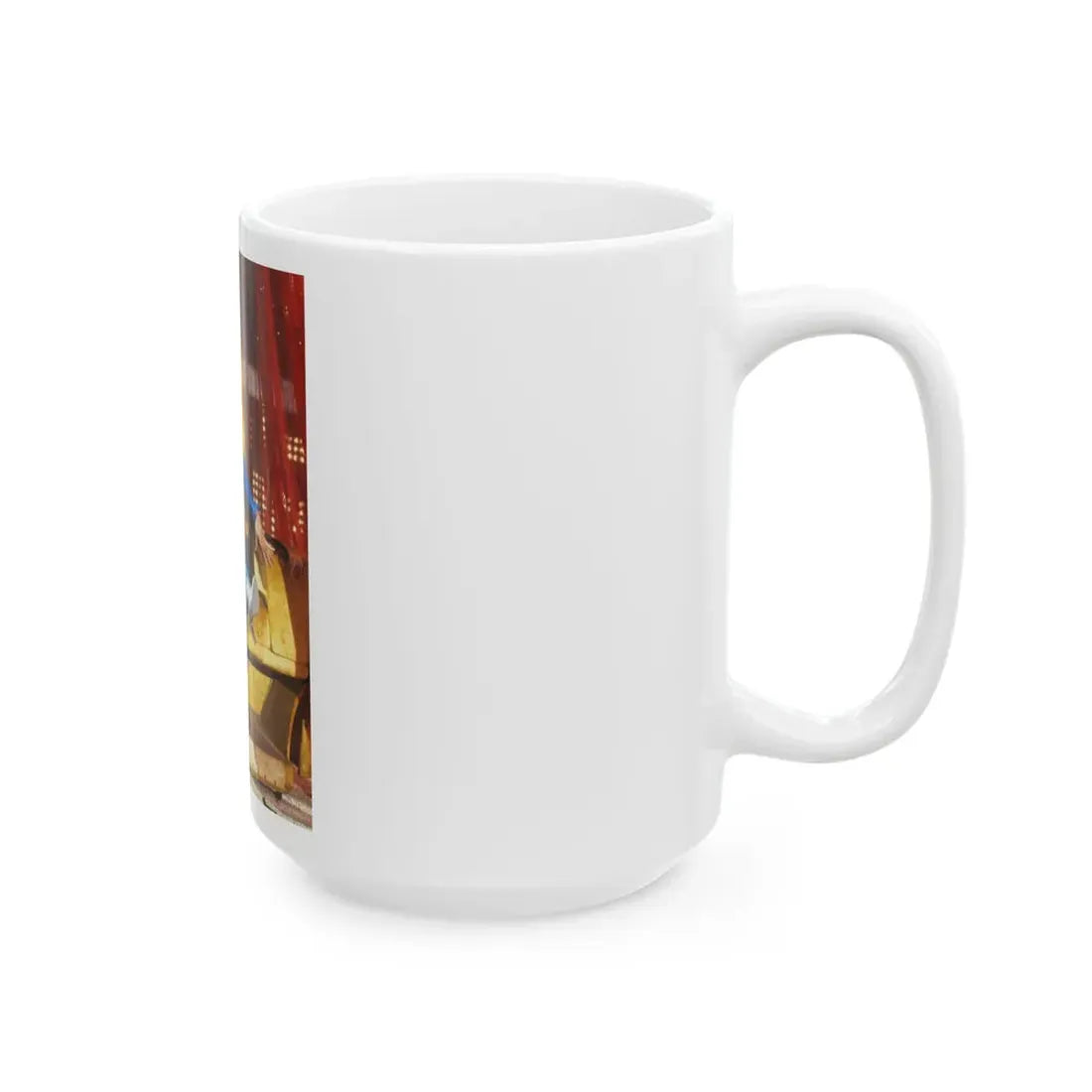 Loni Anderson #55 (Vintage Female Icon) White Coffee Mug - Go Mug Yourself