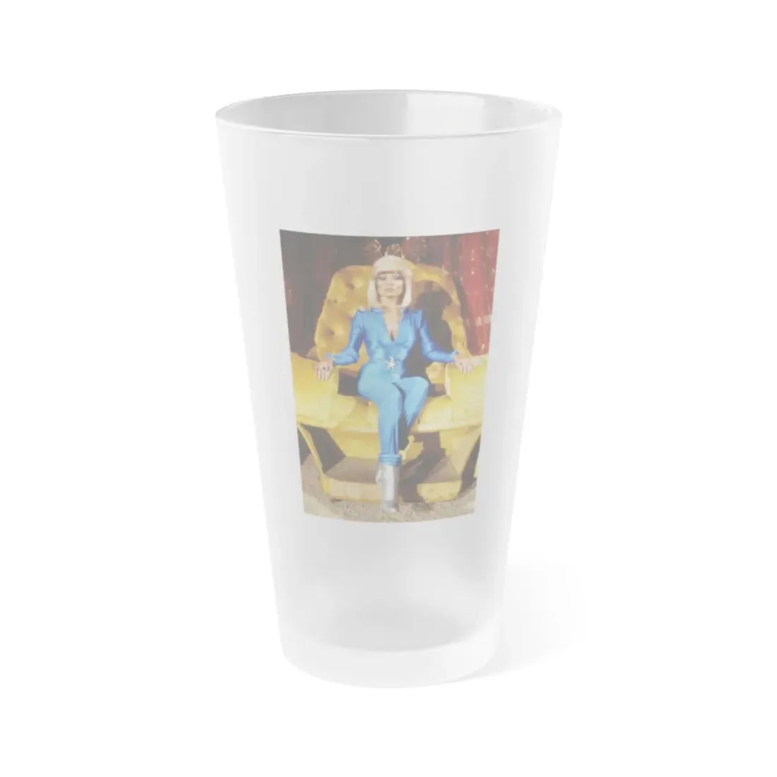 Loni Anderson #56 (Vintage Female Icon) Frosted Pint Glass 16oz 16oz Frosted - Go Mug Yourself