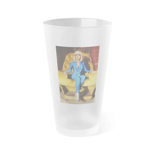 Loni Anderson #56 (Vintage Female Icon) Frosted Pint Glass 16oz 16oz Frosted - Go Mug Yourself