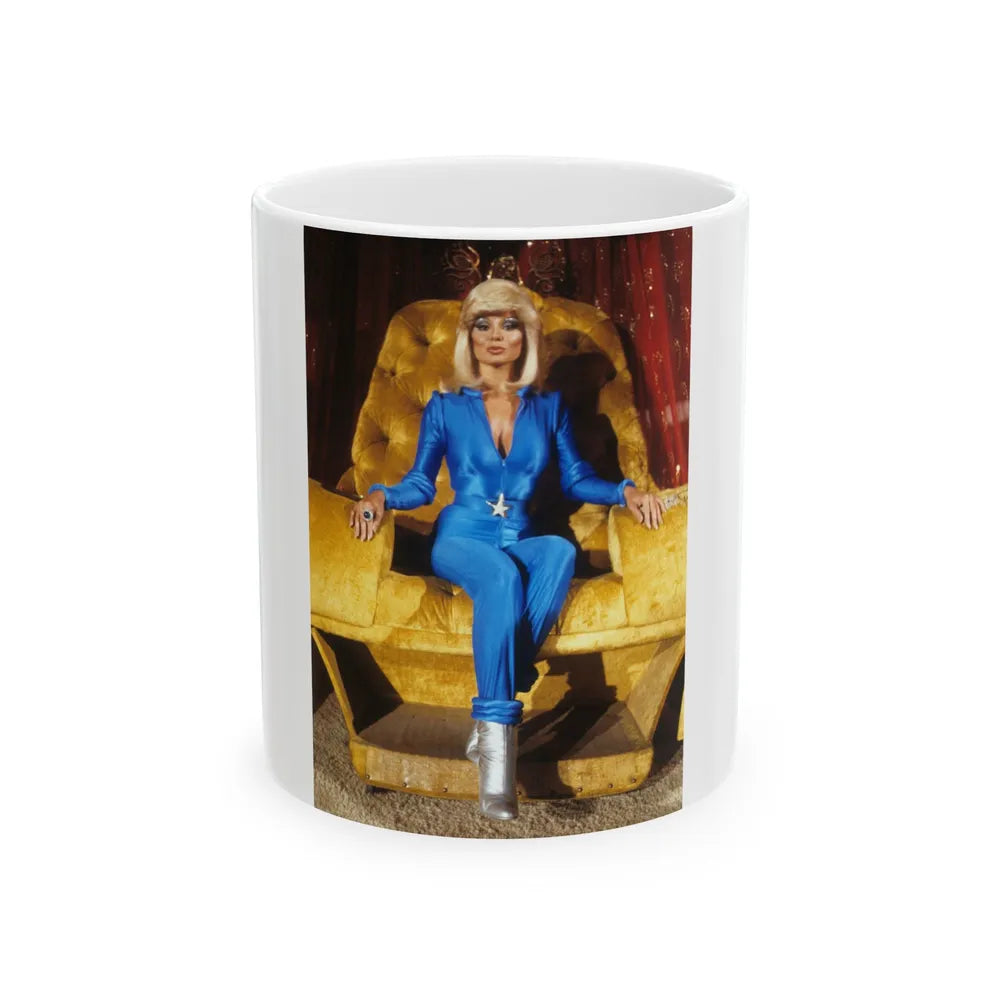 Loni Anderson #56 (Vintage Female Icon) White Coffee Mug-11oz-Go Mug Yourself