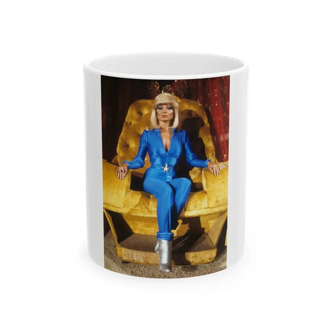 Loni Anderson #56 (Vintage Female Icon) White Coffee Mug 11oz - Go Mug Yourself