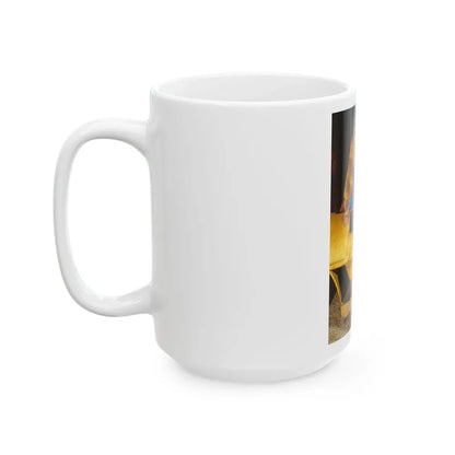 Loni Anderson #56 (Vintage Female Icon) White Coffee Mug - Go Mug Yourself