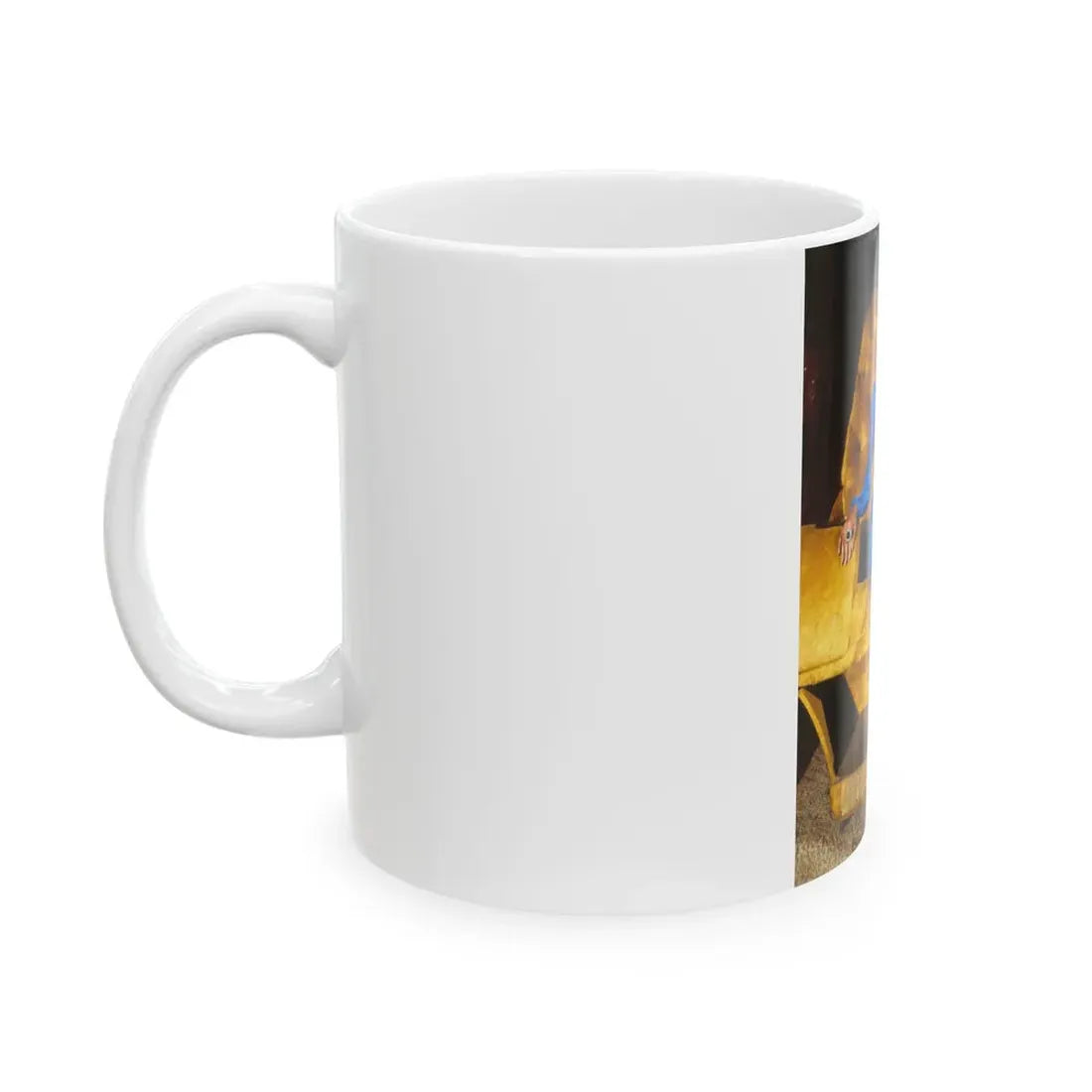 Loni Anderson #56 (Vintage Female Icon) White Coffee Mug - Go Mug Yourself