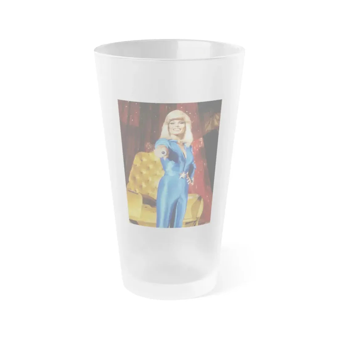Loni Anderson #57 (Vintage Female Icon) Frosted Pint Glass 16oz 16oz Frosted - Go Mug Yourself