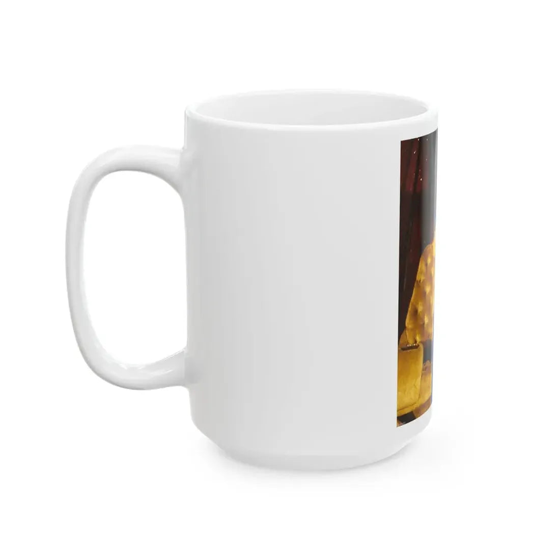 Loni Anderson #57 (Vintage Female Icon) White Coffee Mug - Go Mug Yourself