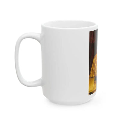 Loni Anderson #57 (Vintage Female Icon) White Coffee Mug - Go Mug Yourself