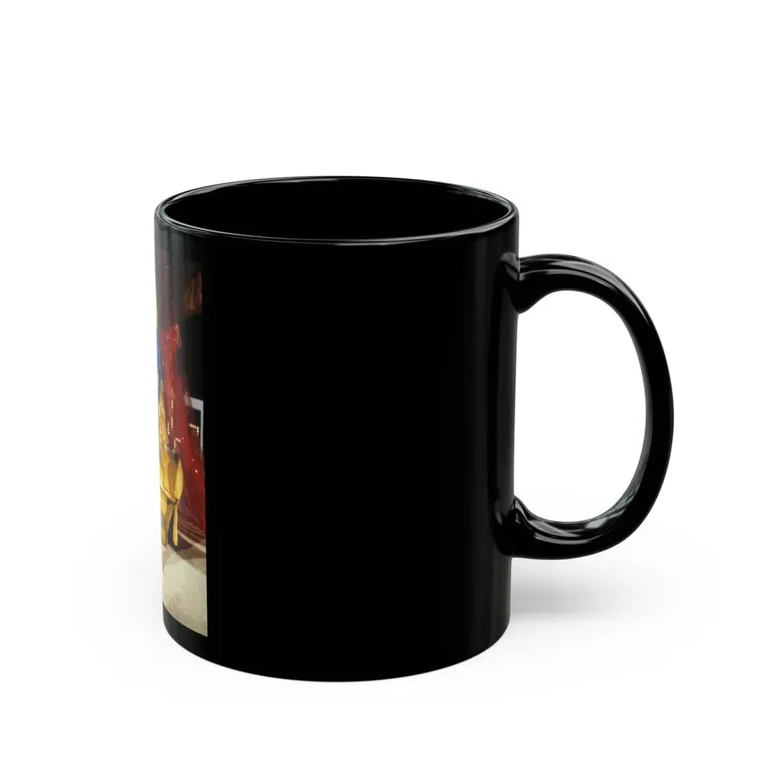 Loni Anderson #58 (Vintage Female Icon) Black Coffee Mug - Go Mug Yourself