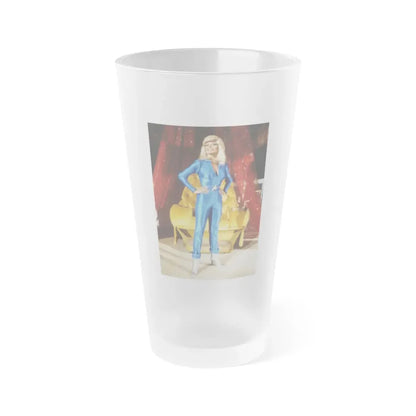 Loni Anderson #58 (Vintage Female Icon) Frosted Pint Glass 16oz 16oz Frosted - Go Mug Yourself
