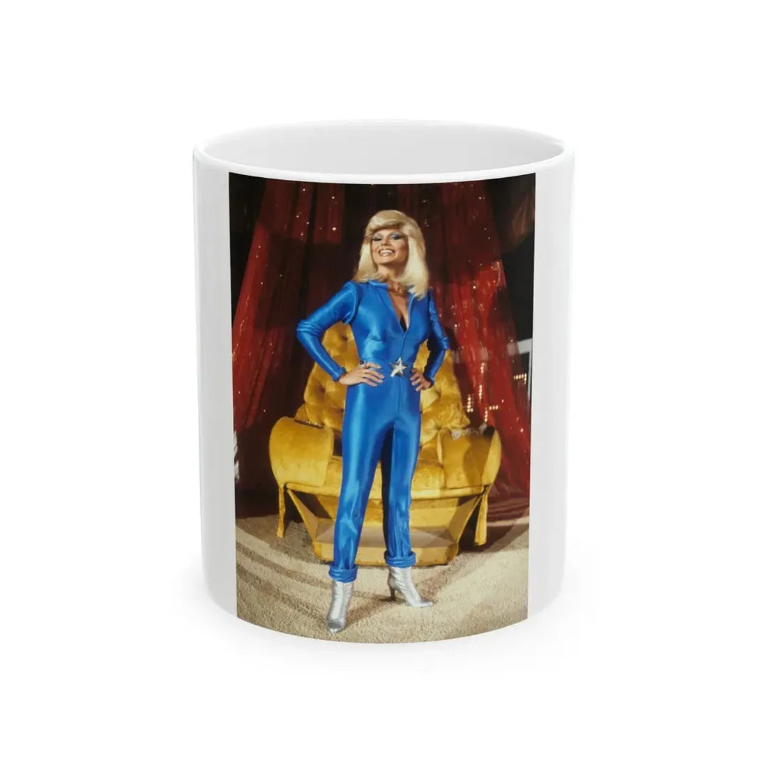 Loni Anderson #58 (Vintage Female Icon) White Coffee Mug 11oz - Go Mug Yourself