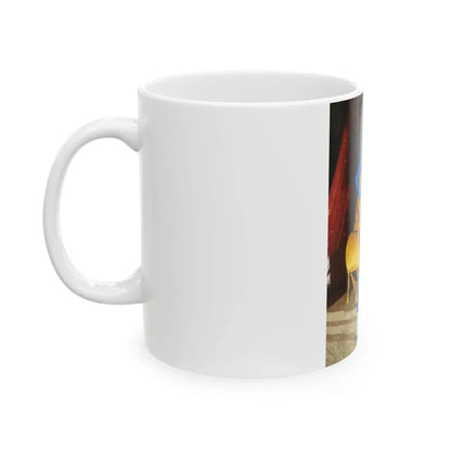 Loni Anderson #58 (Vintage Female Icon) White Coffee Mug - Go Mug Yourself