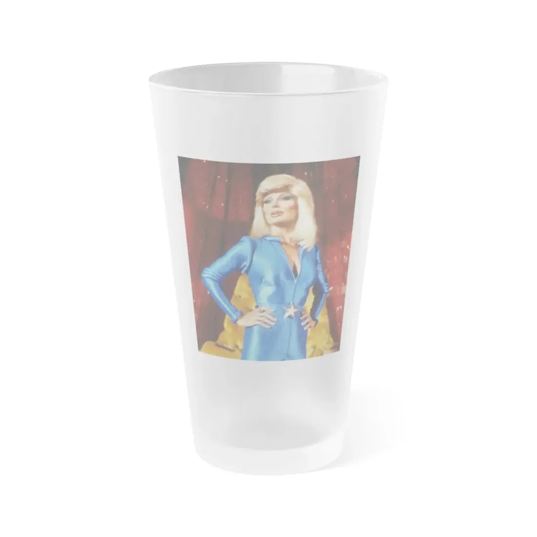 Loni Anderson #59 (Vintage Female Icon) Frosted Pint Glass 16oz 16oz Frosted - Go Mug Yourself