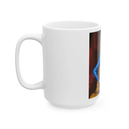 Loni Anderson #59 (Vintage Female Icon) White Coffee Mug-Go Mug Yourself