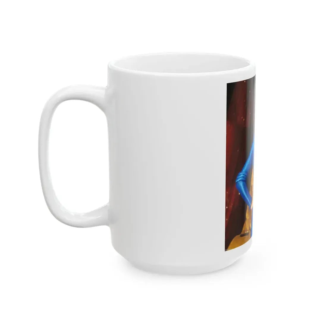 Loni Anderson #59 (Vintage Female Icon) White Coffee Mug - Go Mug Yourself