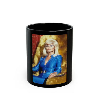 Loni Anderson #60 (Vintage Female Icon) Black Coffee Mug 11oz - Go Mug Yourself