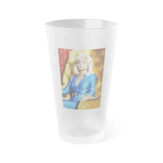 Loni Anderson #60 (Vintage Female Icon) Frosted Pint Glass 16oz 16oz Frosted - Go Mug Yourself