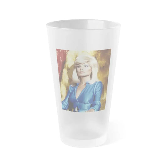 Loni Anderson #61 (Vintage Female Icon) Frosted Pint Glass 16oz 16oz Frosted - Go Mug Yourself