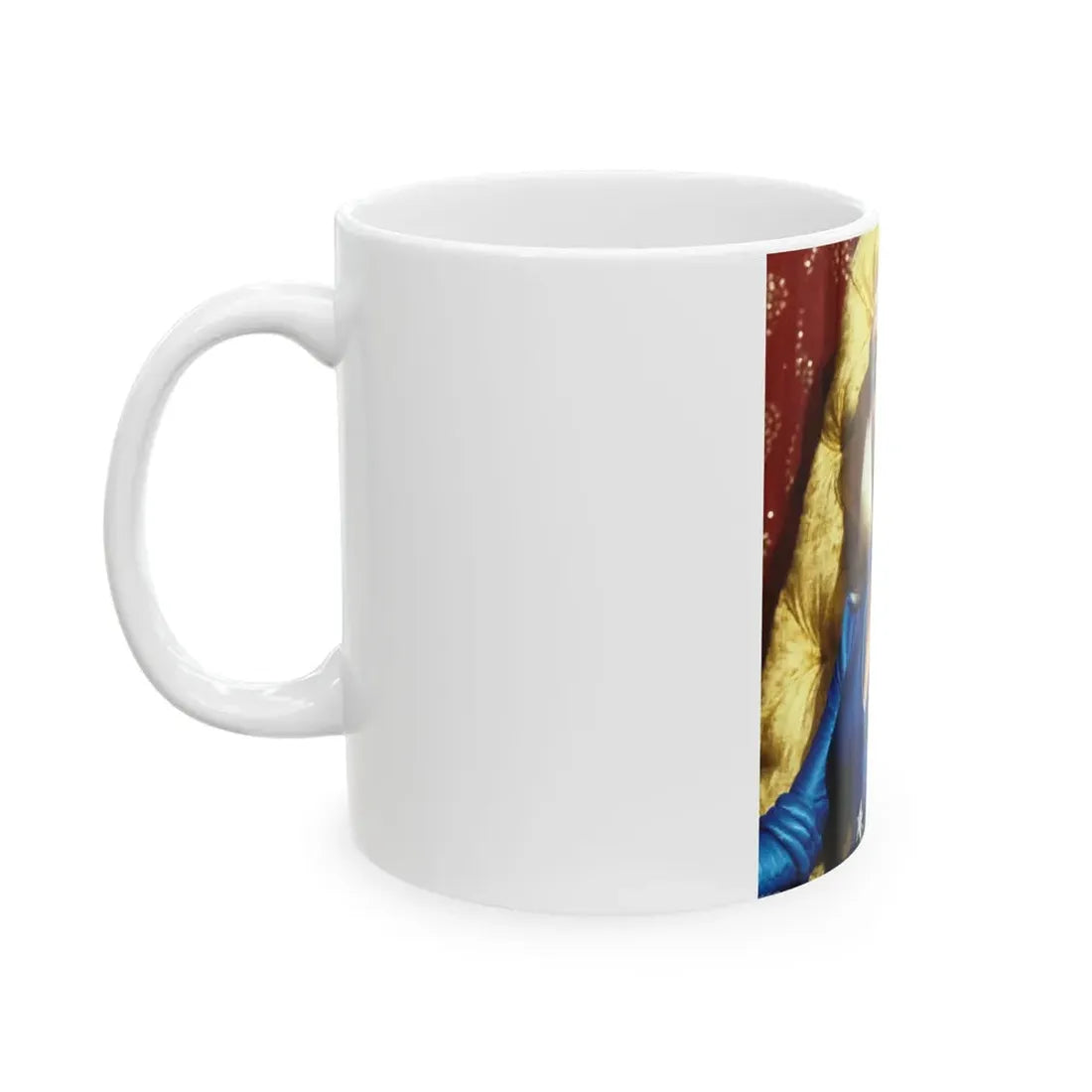 Loni Anderson #61 (Vintage Female Icon) White Coffee Mug - Go Mug Yourself