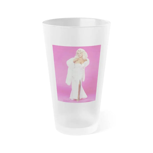 Loni Anderson #64 (Vintage Female Icon) Frosted Pint Glass 16oz 16oz Frosted - Go Mug Yourself