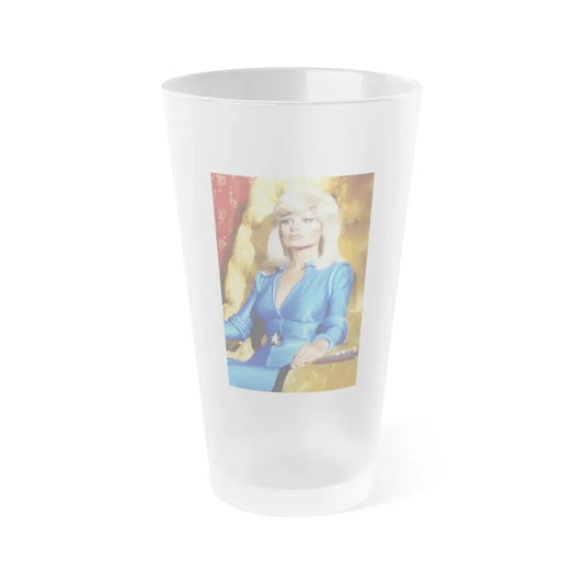 Loni Anderson #65 (Vintage Female Icon) Frosted Pint Glass 16oz 16oz Frosted - Go Mug Yourself