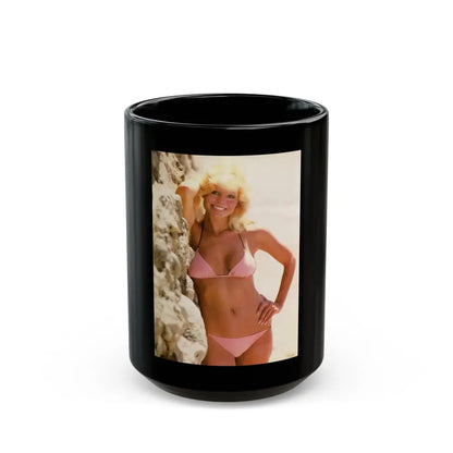 Loni Anderson #66 (Vintage Female Icon) Black Coffee Mug 15oz - Go Mug Yourself
