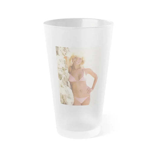 Loni Anderson #66 (Vintage Female Icon) Frosted Pint Glass 16oz 16oz Frosted - Go Mug Yourself