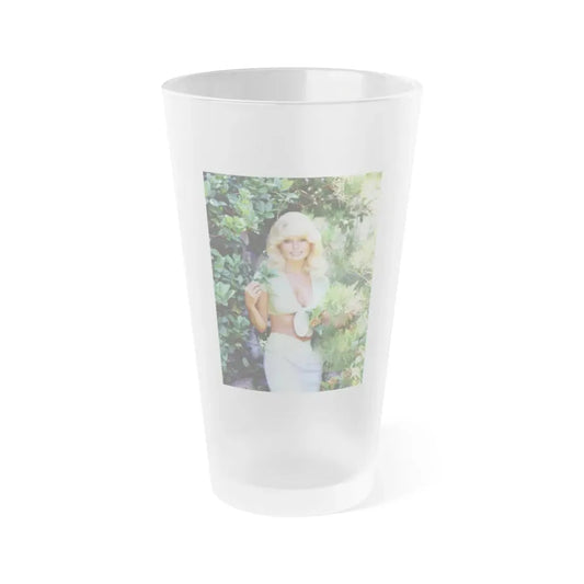 Loni Anderson #68 (Vintage Female Icon) Frosted Pint Glass 16oz 16oz Frosted - Go Mug Yourself