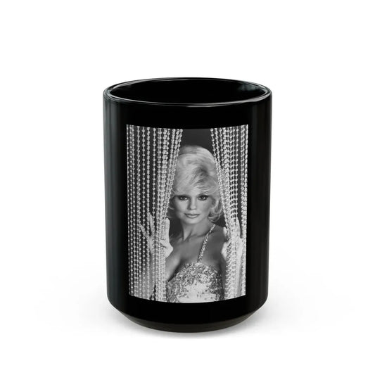 Loni Anderson #70 (Vintage Female Icon) Black Coffee Mug 15oz - Go Mug Yourself