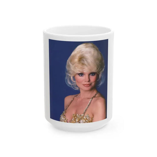 Loni Anderson #71 (Vintage Female Icon) White Coffee Mug 15oz - Go Mug Yourself