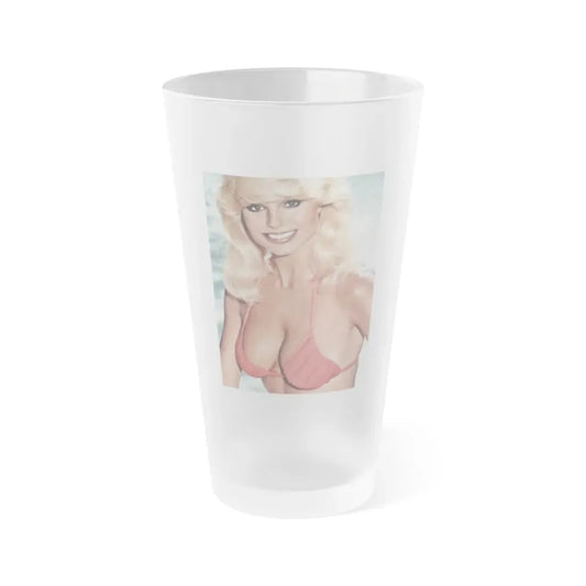 Loni Anderson #72 (Vintage Female Icon) Frosted Pint Glass 16oz 16oz Frosted - Go Mug Yourself