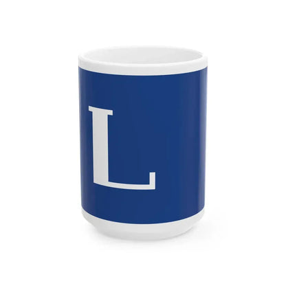 Loodsvlag blauw (Netherlands) White Coffee Mug 15oz - Go Mug Yourself