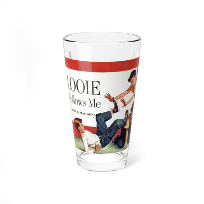 Looie Follows Me, Collier's August 27, 1949 - Pint Glass 16oz-16oz-Go Mug Yourself
