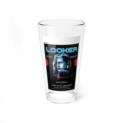 LOOKER (BELGIAN) 1981 Movie Poster - Pint Glass 16oz-16oz-Go Mug Yourself