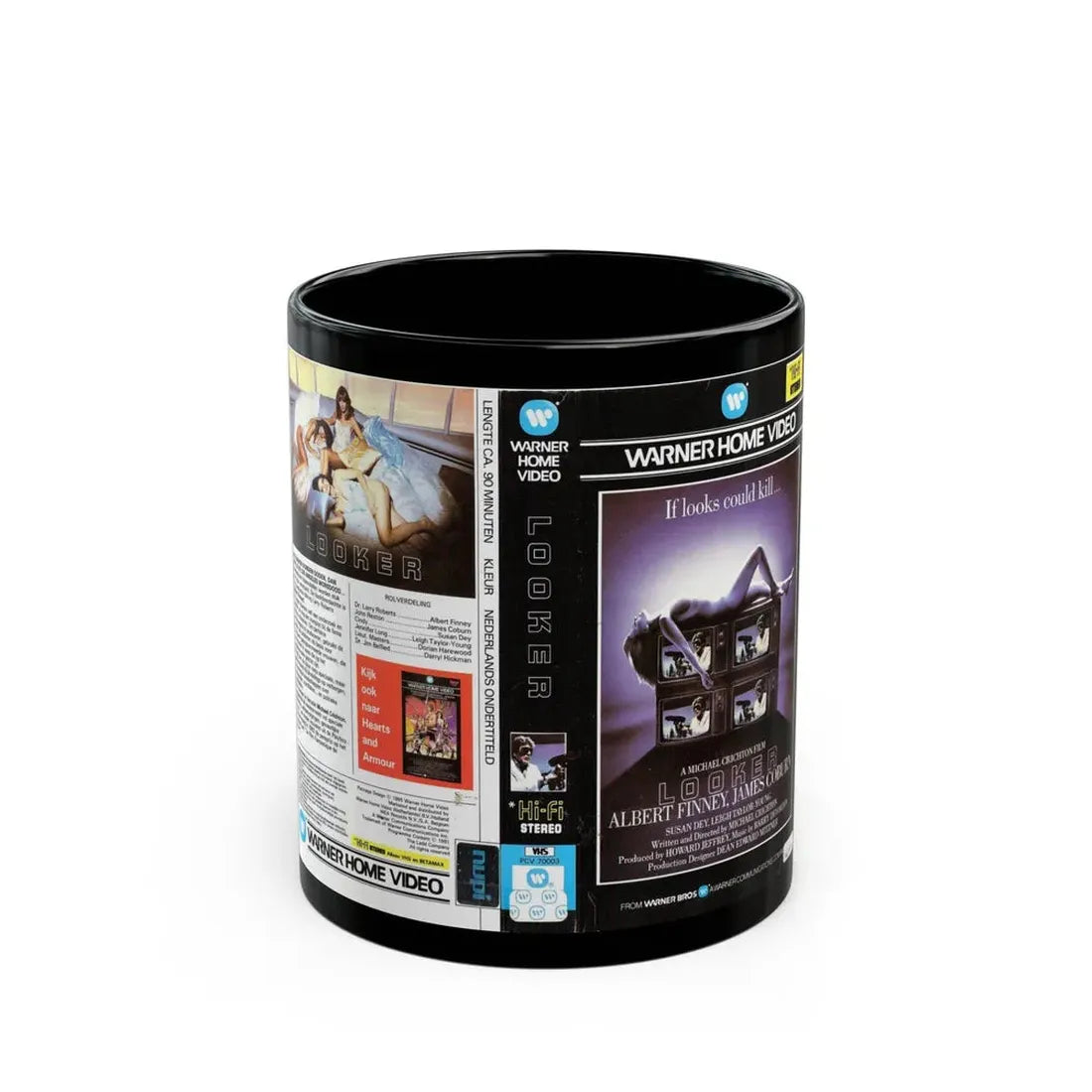 LOOKER (VHS COVER) - Black Coffee Mug 11oz - Go Mug Yourself