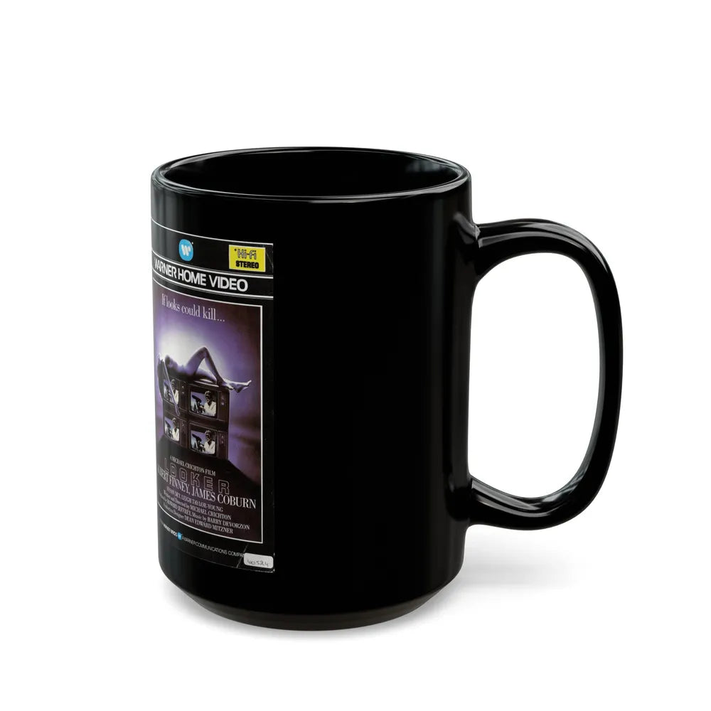 LOOKER (VHS COVER) - Black Coffee Mug-Go Mug Yourself