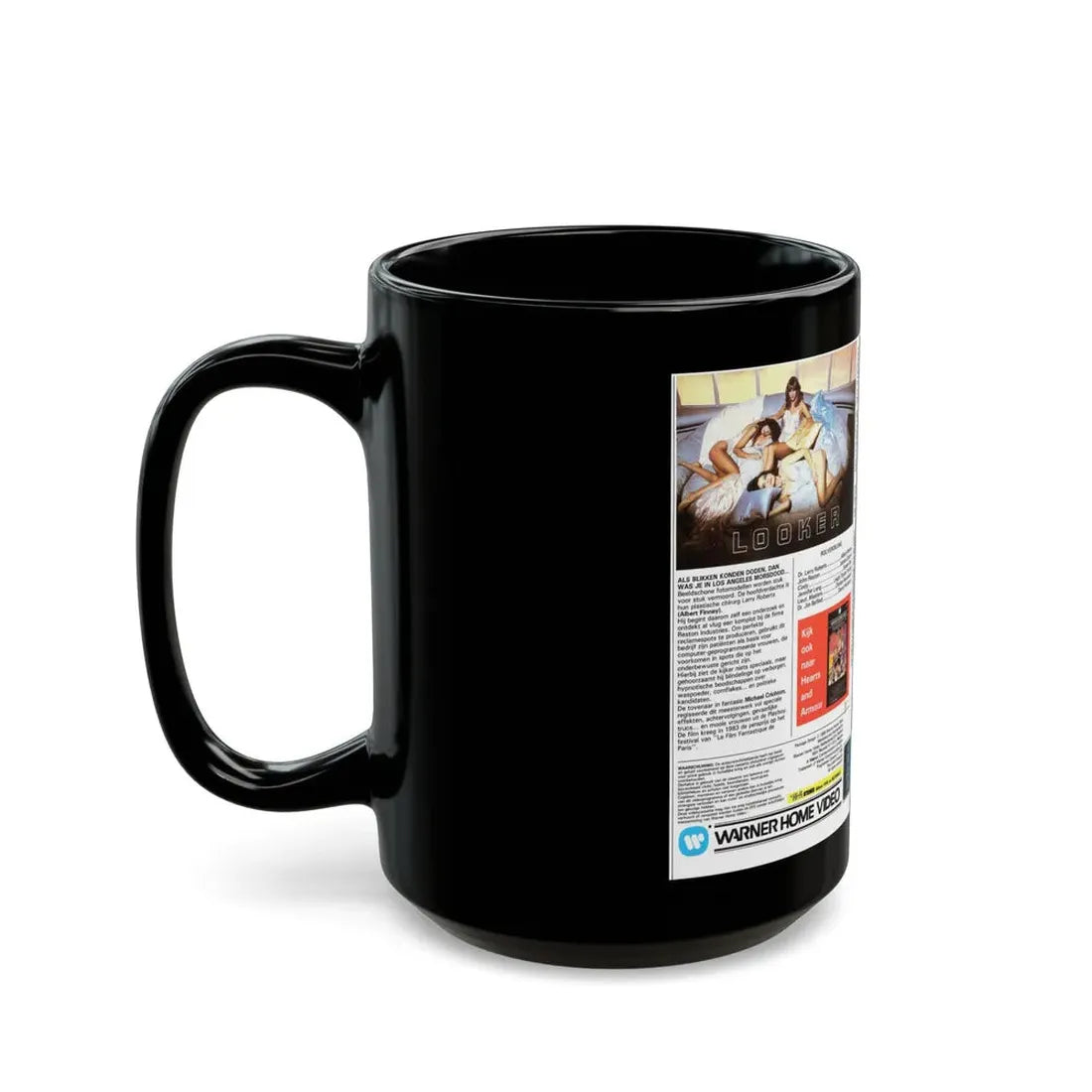 LOOKER (VHS COVER) - Black Coffee Mug - Go Mug Yourself