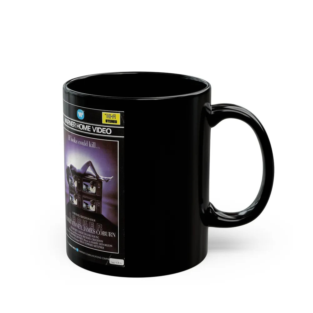 LOOKER (VHS COVER) - Black Coffee Mug-Go Mug Yourself